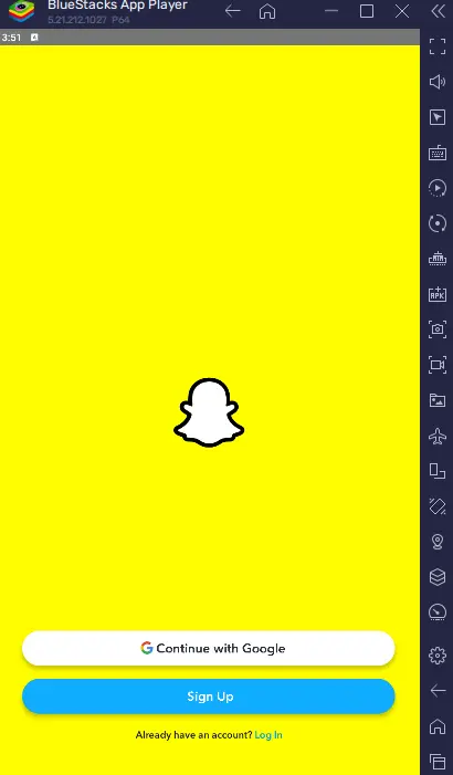 snapchat running